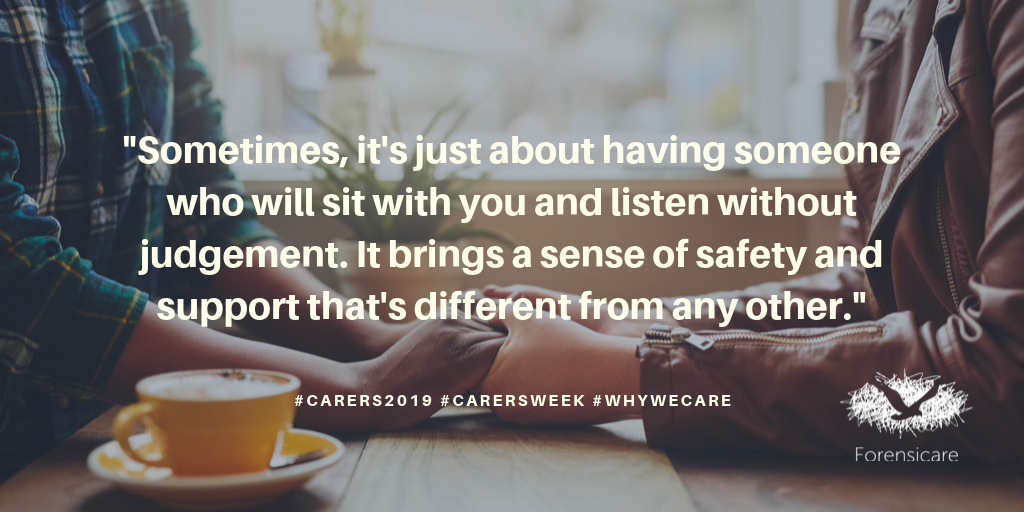 It's so important to support and listen to carers.