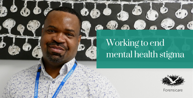 Forensicare senior health clinician tackles mental health stigma