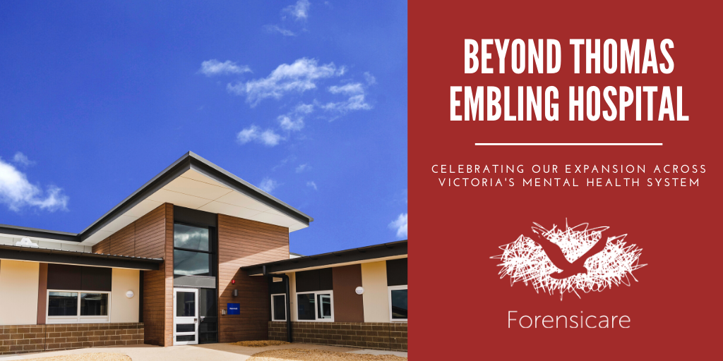 Celebrating Forensicare's mental health services in Victoria's mental health and criminal justice system.