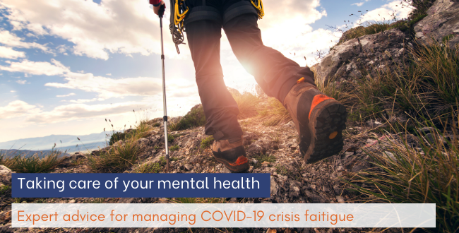 Crisis fatigue hitting you hard? Our experts share mental health advice.